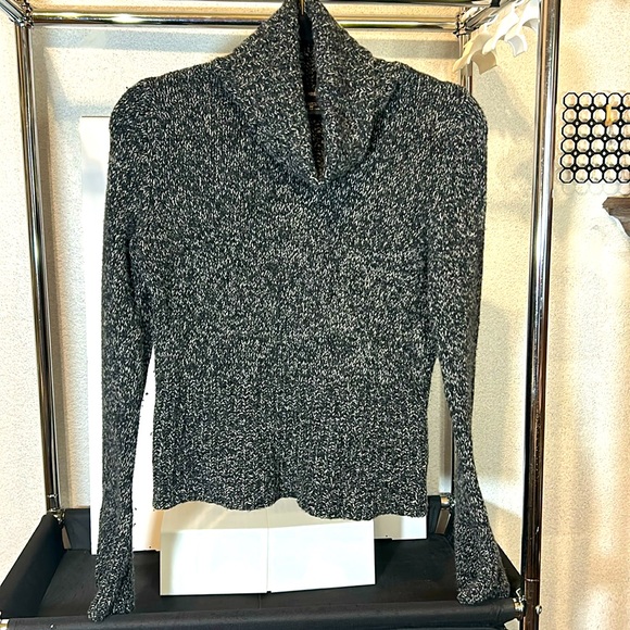 Express Sweaters - Express - Sweater - Grey, Cowl Neck Collar, over sized sleeves - Size M